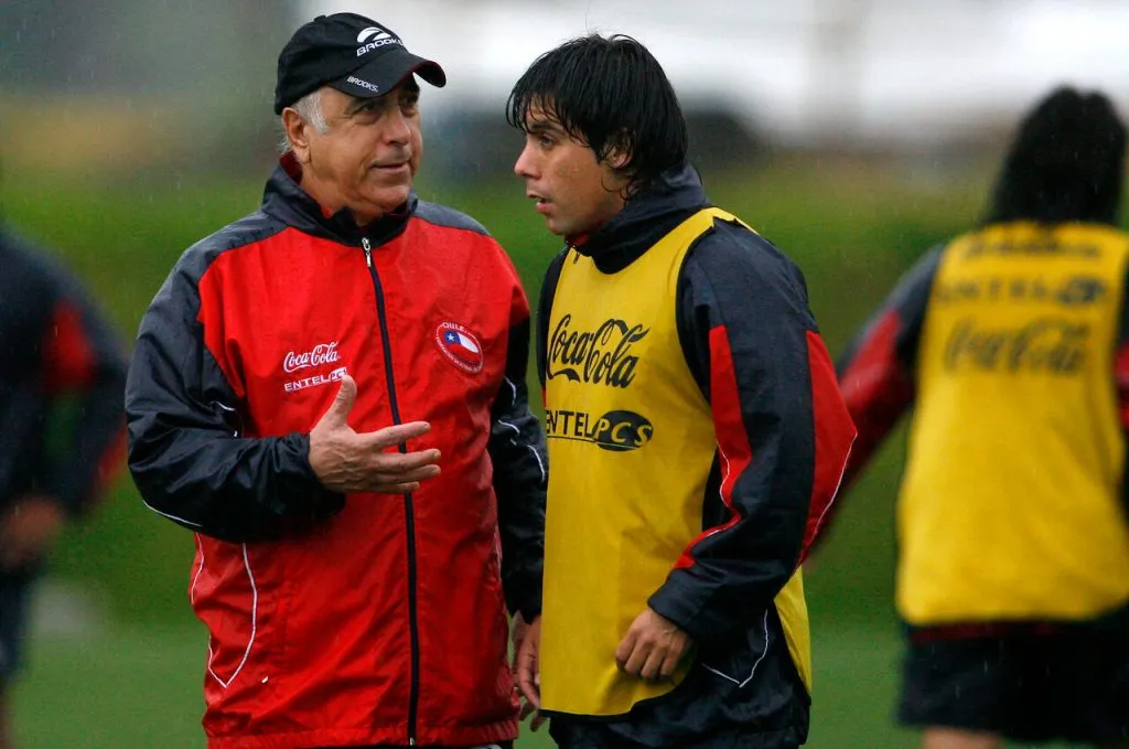 Nelson Acosta en su época en la selección chilena (Photosport).