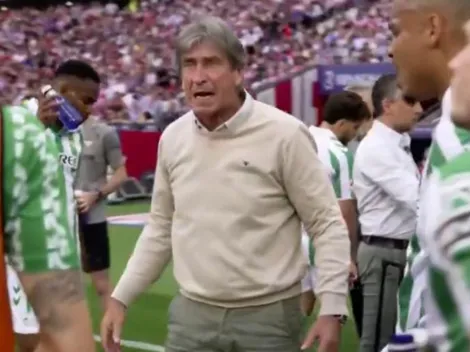 VIDEO: La tarde de furia de Manuel Pellegrini en el Real Betis