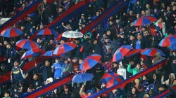 Famoso influencer fue a ver a la U en Ñuñoa.