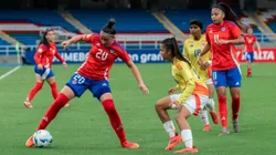 Chile cayó ante Colombia en el Sudamericano Femenino Sub 17. (Foto: Fernando Escobar - Comunicaciones FFCH)