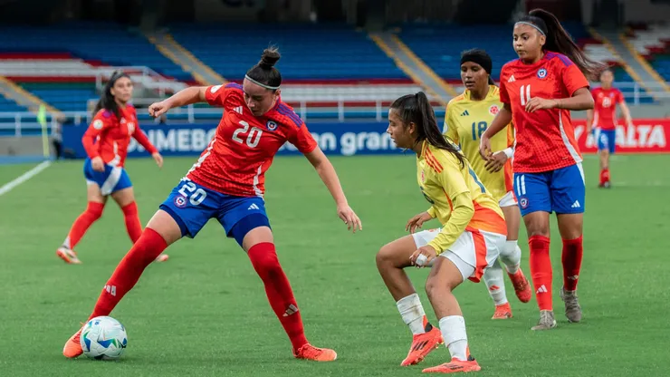 Chile cayó ante Colombia en el Sudamericano Femenino Sub 17. (Foto: Fernando Escobar - Comunicaciones FFCH)
