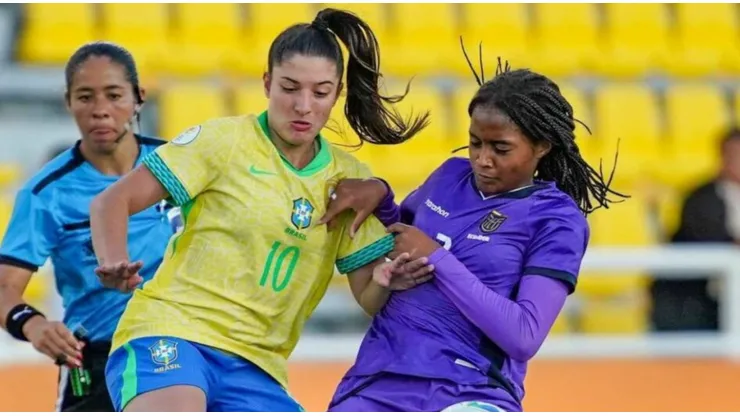 Brasil y Ecuador igualan en un entretenido partido.