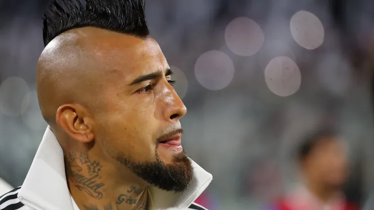 Vidal decidió sacar su rostro de Juega con el King (Photosport).