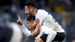 Claudio Aquino anotó un golazo y le mandó un directo mensaje a sus compañeros (Foto: Pepe Alvujar/Photosport)