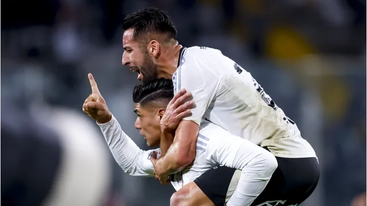 Claudio Aquino anotó un golazo y le mandó un directo mensaje a sus compañeros (Foto: Pepe Alvujar/Photosport)