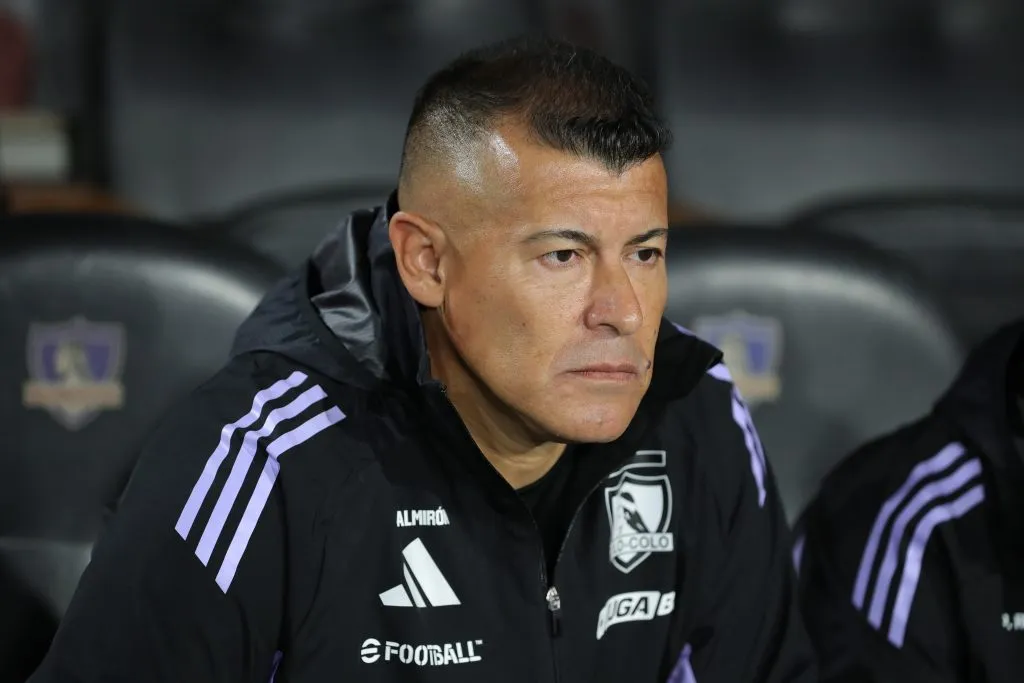 Jorge Almirón no dio conferencia de prensa tras el empate de Colo Colo con Ñublense. (Foto: Felipe Zanca/Photosport)