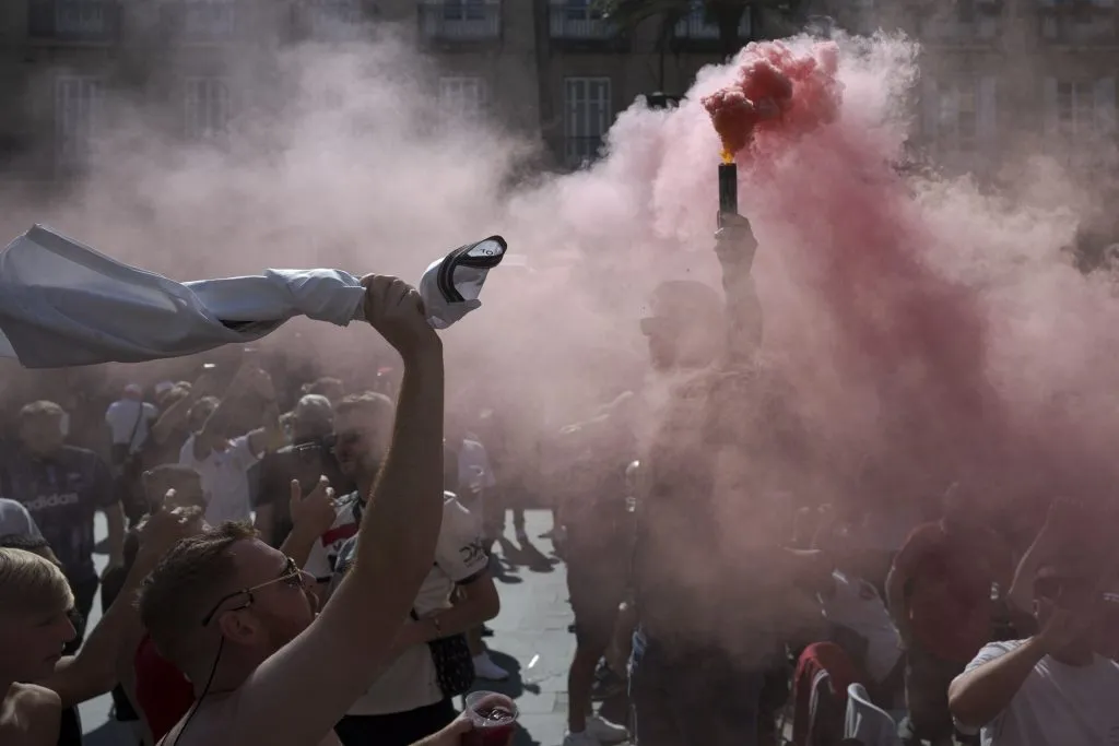 Los hinchas ingleses se toman Bilbao | Foto: Getty Images
