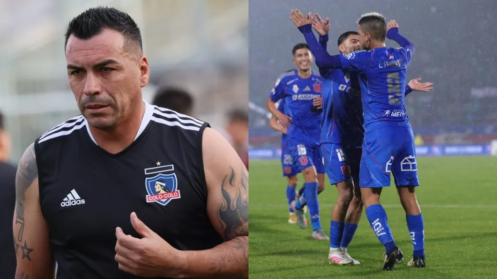 Esteban Paredes valoró el buen desempeño de Universidad de Chile. (Foto: Photosport)