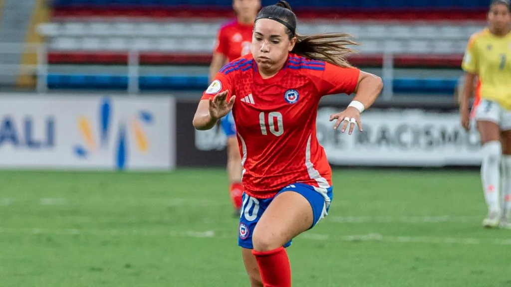 La Roja juega ante Brasil en Palmira por la cuarta jornada del hexagonal final del Sudamericano Femenino Sub-17. (Foto: Fernando Escobar – Comunicaciones FFCH)