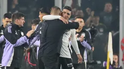 Claudio Aquino le dedicó su gol a Jorge Almirón.