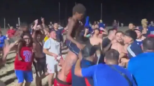 Los hinchas azules comienzan a copar Río de Janeiro.