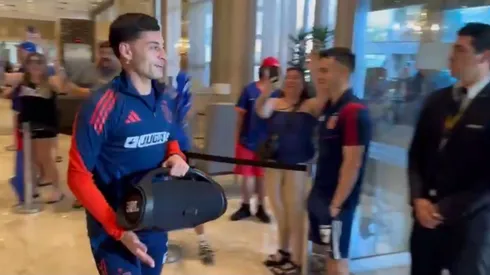 Javier Altamirano es el dueño de la fiesta en el camarín azul