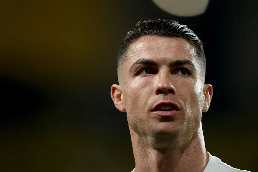 Cristiano Ronaldo se va de la liga Saudí (Getty Images).