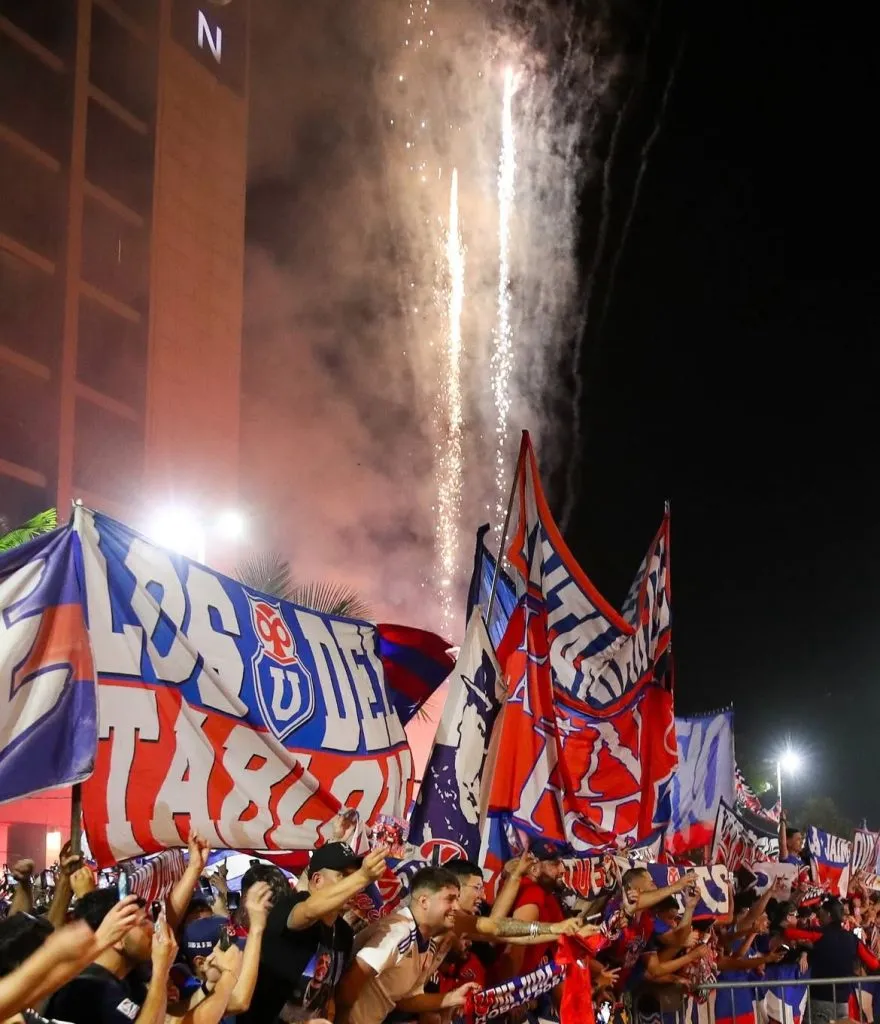 Los hinchas de la U armaron la fiesta | Foto: U. de Chile