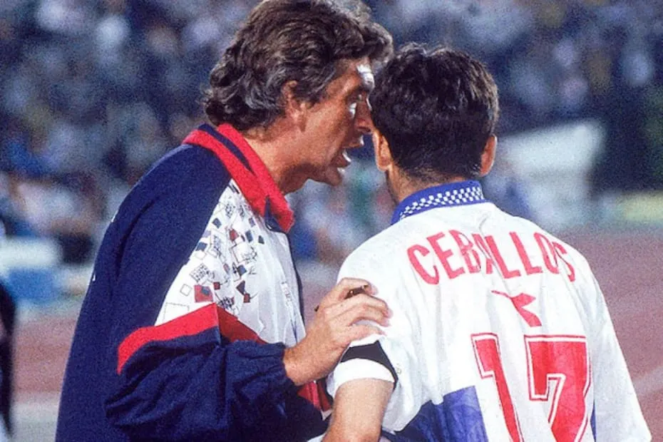 Manuel Pellegrini dirigiendo a Universidad Católica.