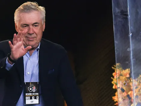 Así fue la llegada de Carlo Ancelotti para ver el partido de la U ante Botafogo