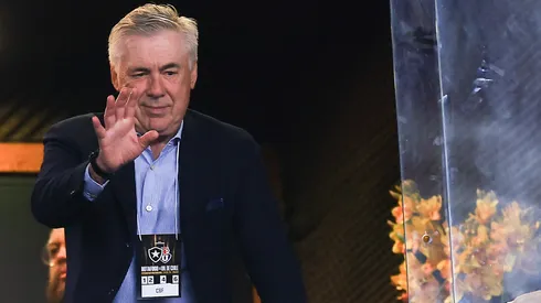Carlo Ancelotti se encuentra en el Nilton Santos para el partido de Universidad de Chile ante Botafogo. (Foto: Getty)