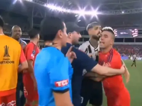 El minuto de furia de Leandro Fernández tras la eliminación de la U en Copa Libertadores