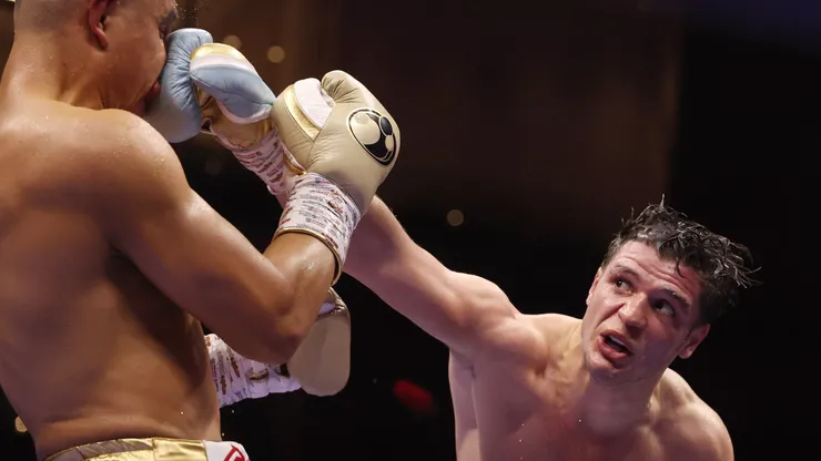 BRuno Surace le dio con todo a Munguía tras enterarse del doping del mexicano (Photo by Richard Pelham/Getty Images)