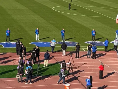 Emotivo homenaje azul: Campos y Pepe Rojas encabezaron la ceremonia
