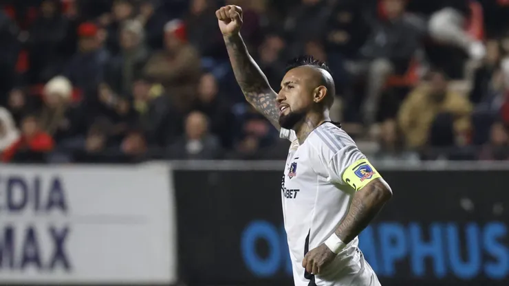 Arturo Vidal le dio el triunfo a Colo Colo en La Calera.