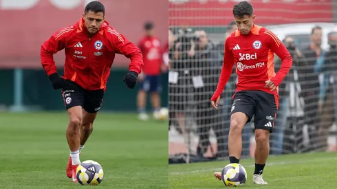 Alexis Sánchez y Lucas Assadi ilusionan a los hinchas de Universidad de Chile.
