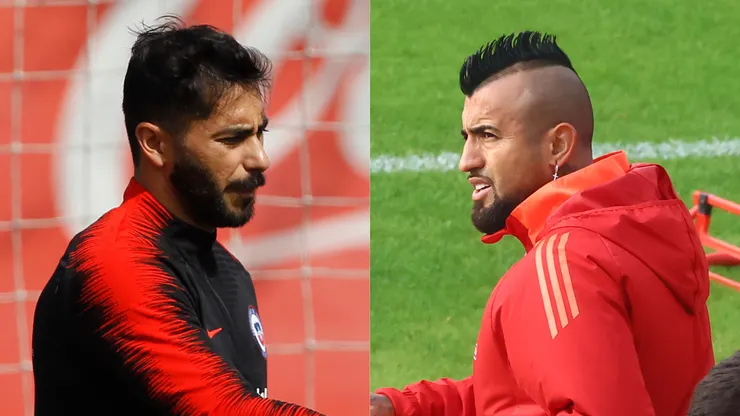 Leyenda de la U le presta ropa a Johnny Herrera contra Arturo Vidal