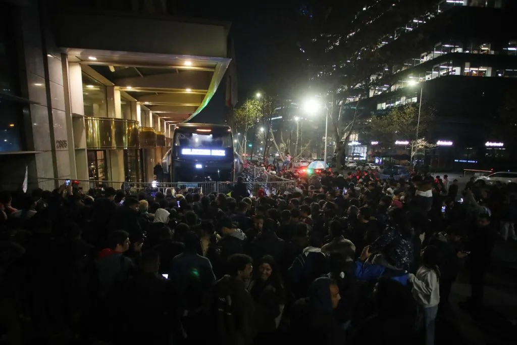 La caótica llegada de Argentina a Chile | Foto: Photosport