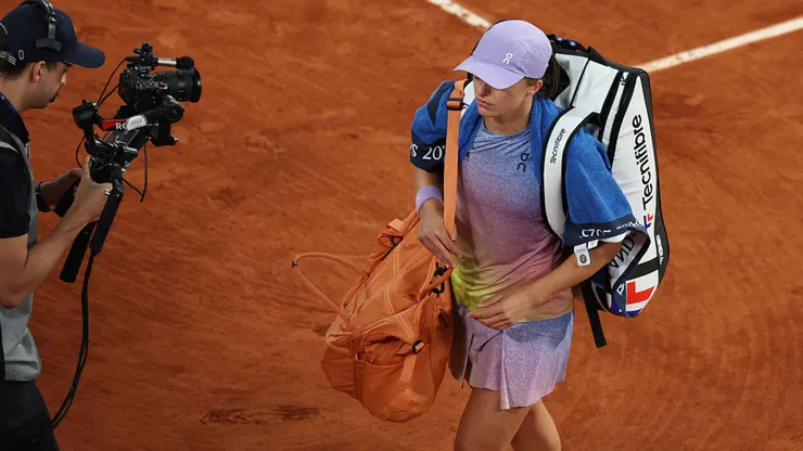 Iga Swiatek no podrá conseguir su quinto Roland Garros (Getty Images).