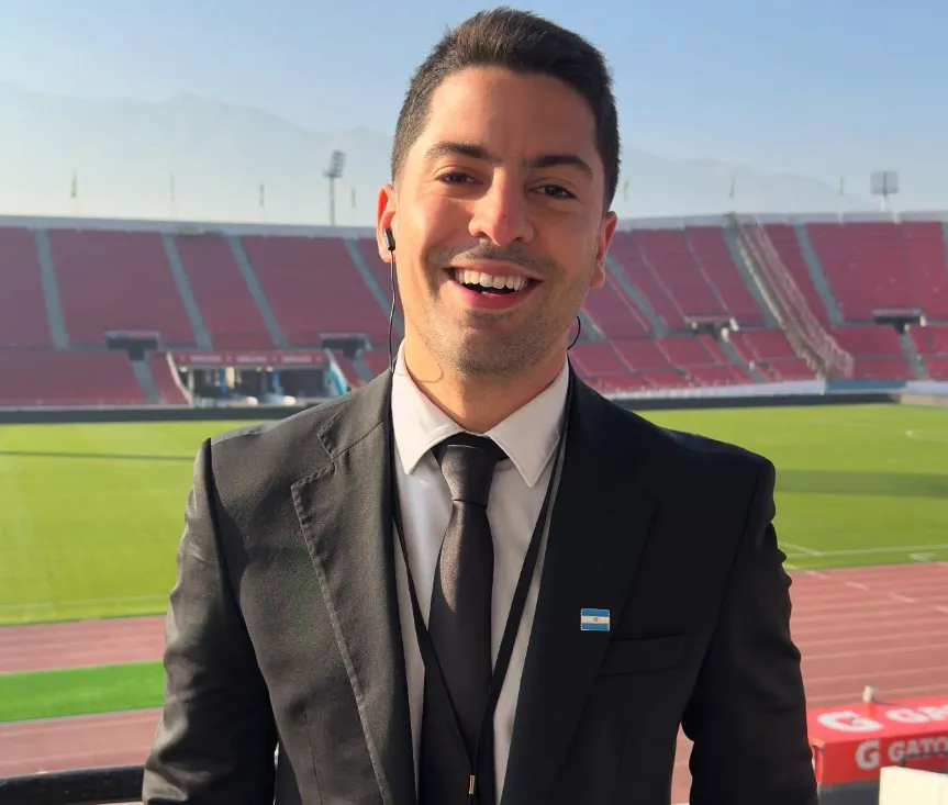 Edul se encuentra en Chile para cubrir los pormenores del Chile vs Argentina | FOTO: Instagram