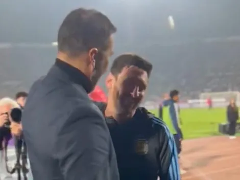 VIDEO: El emotivo reencuentro entre Claudio Bravo y Lionel Messi