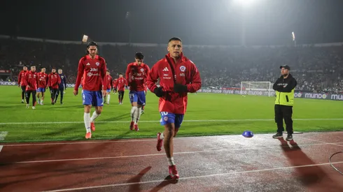 Alexis Sánchez quedó visiblemente afectado por la derrota de La Roja ante Argentina (Photosport).