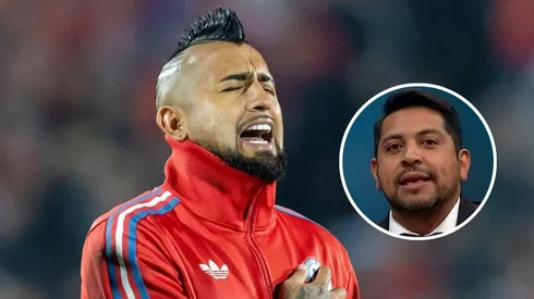 Rodrigo Herrera retira a Arturo Vidal de la Selección Chilena. (Foto: Photosport)