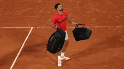 Novak Djokovic tuvo una simbólica despedida de Roland Garros (Photosport).