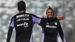 Javier Correa y Arturo Vidal brillaron en el amistoso de este sábado. (Foto: @ColoColo)