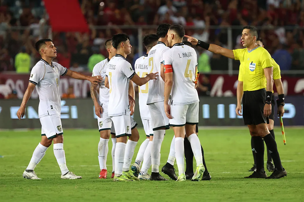 Bolivia cayó en Maturín 2-0 ante Venezuela (Getty Images).