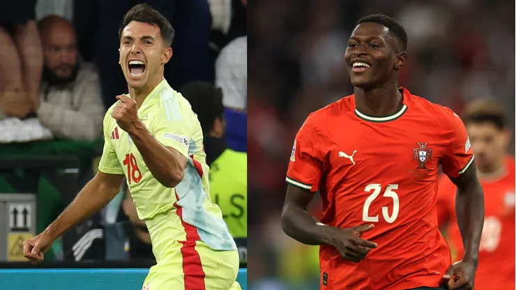 Los autores de los goles de la final de la Nations League.