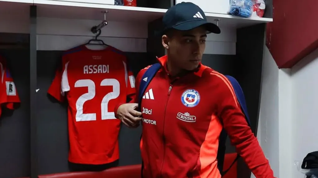 Coke Hevia no entendió la titularidad de Lucas Assadi en La Roja: (Créditos: Comunicaciones FFCh)