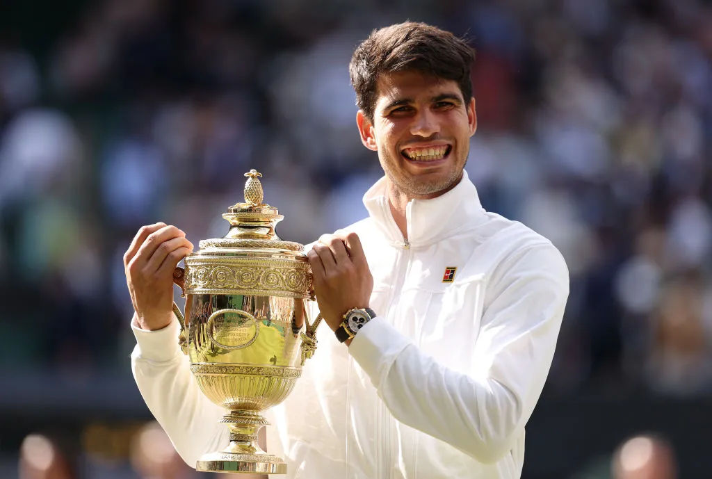 Carlos Alcaraz vigente campeón de Wimbledon (Getty Images)