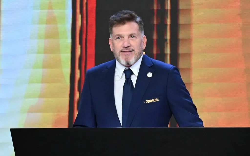 Alejandro Domínguez seguirá al mando de la Conmebol hasta 2031. (Foto: Getty Images)