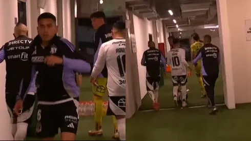 Arturo Vidal y Fernando De Paul protagonizaron una fuerte pelea (Captura).