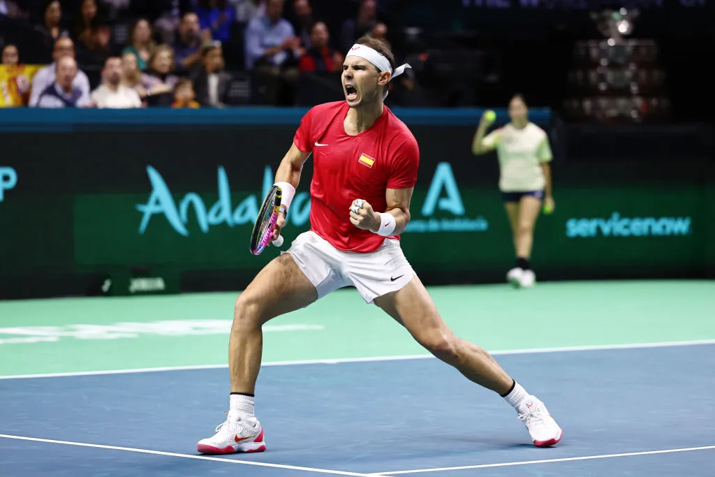 Para Sock, Nadal le ganaba con los ojos cerrados a Alcaraz y Sinner. | Foto: Getty Images