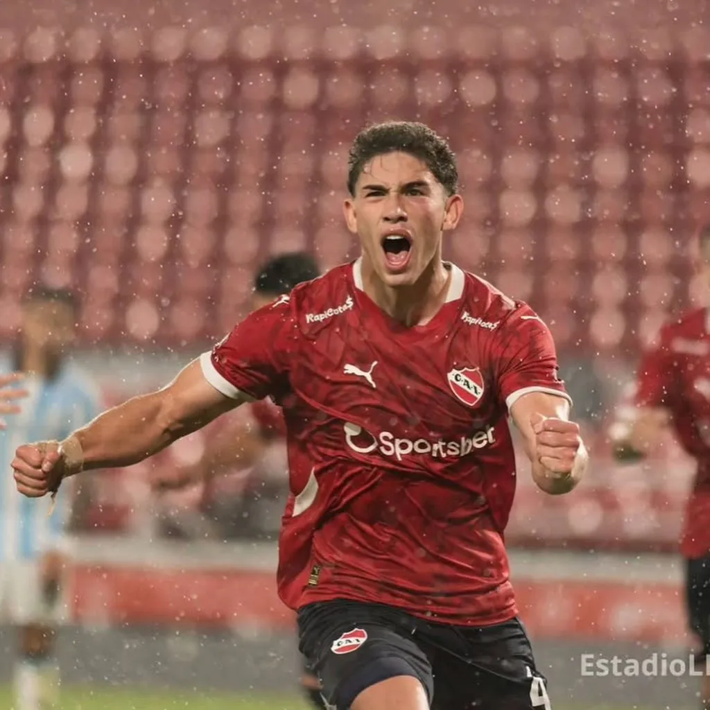 Simón Pinto ya sabe lo que es convertir un gol con la reserva de Independiente | FOTO: Instagram