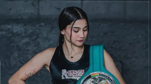 La promesa mexicana se convirtió ya en toda una realidad y es la nueva campeona del peso átomo del CMB.