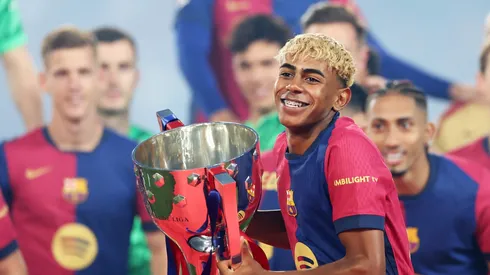 Lamine Yamal, uno de los grandes ausentes de la cita planetaria de clubes (Photo by Florencia Tan Jun/Getty Images)