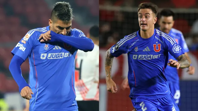 Leandro Fernández y Franco Calderón quedaron descartados en Universidad de Chile.