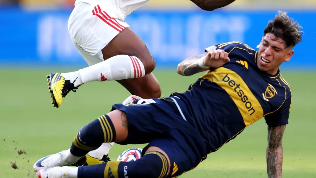 Carlos Palacios inició la jugada del primer gol de Boca (Photo by Megan Briggs/Getty Images)