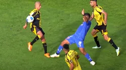 Alejandro Camargo explicó su polémica jugada contra Universidad de Chile.