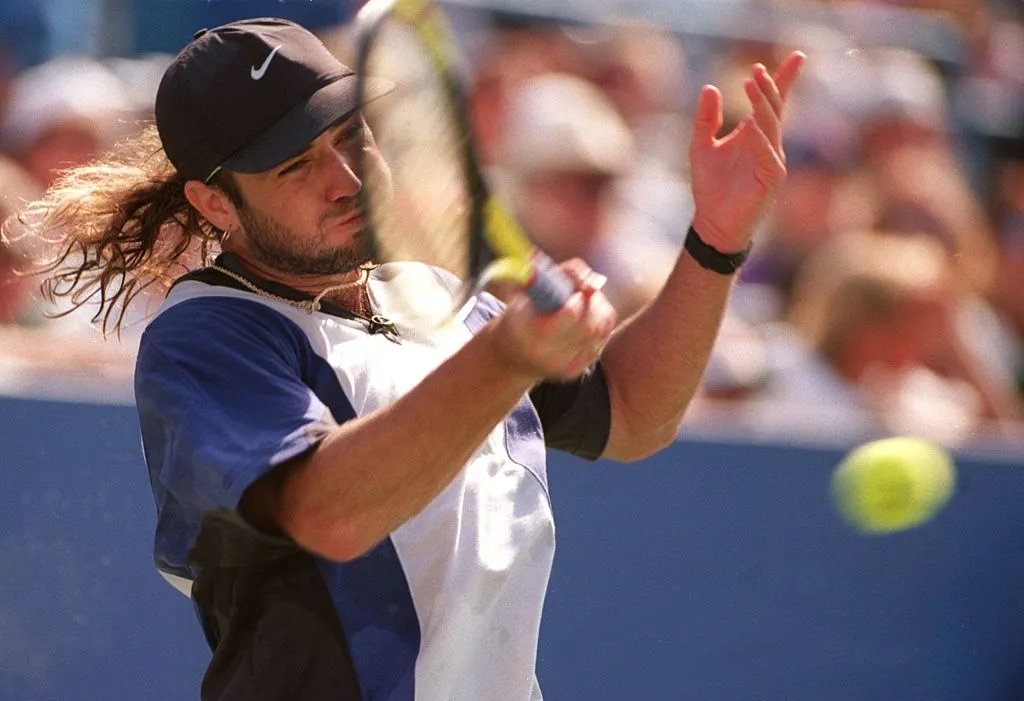 Andre Agassi fue número 1 del mundo por 101 semanas (Getty Images).
