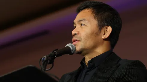 Manny Pacquiao sorprende a sus fans: el filipino seguirá ligado al boxeo y pretende realzar su promotora (Photo by Ed Mulholland/Getty Images)